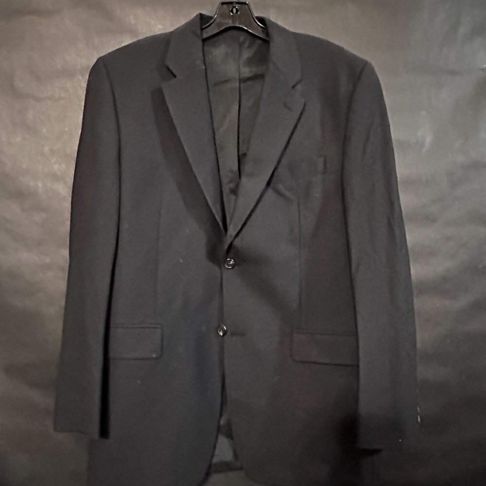 RalpH Lauren Black Blazer Sport Coat Jacket 44R Wool Sports Size 44 - Picture 12 of 13